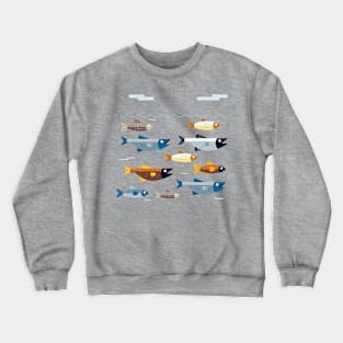 Fish School Crewneck Sweatshirt